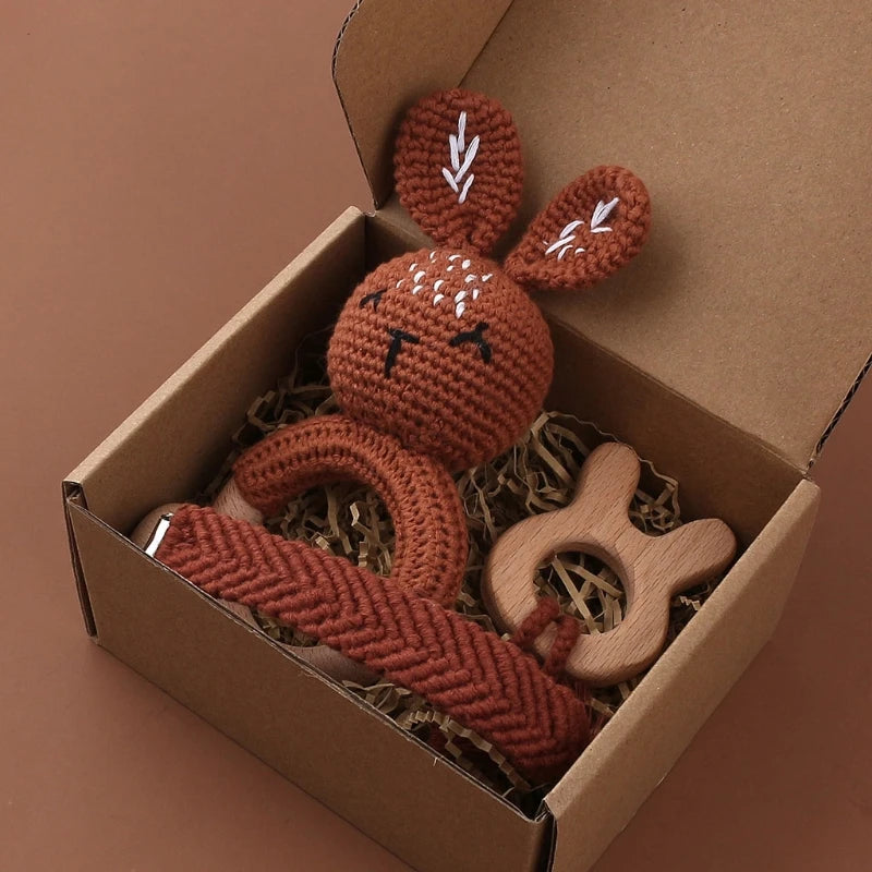 Crochet Teether Rattle Sets