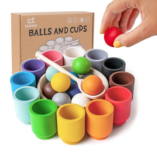 Rainbow Ball and Cups