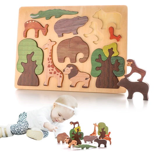 Wooden Animal 3D Puzzle